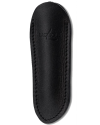 Fourreau noir 12 cm, cuir d'Aubrac, forge de Laguiole