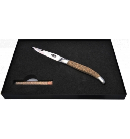 Couteau de Laguiole 11 cm Sable du Mont-Saint-Michel, mitres inox