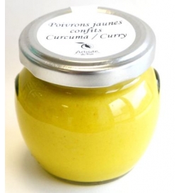 Poivrons jaunes confits Curcuma Curry